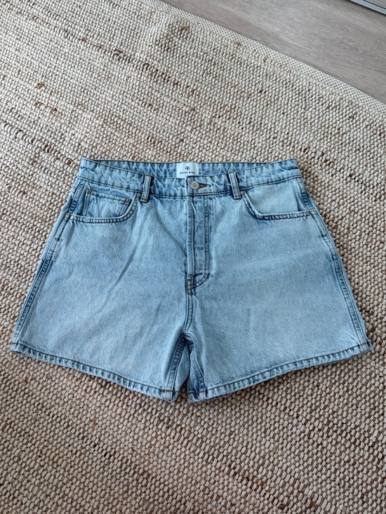 Anine Bing Pants - Anine Bing blue denim dalton shorts size 30